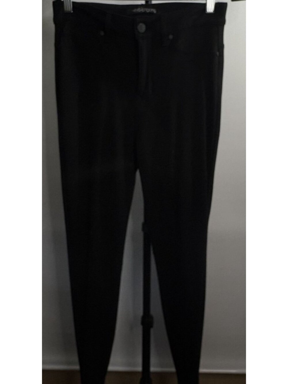 Eva Longoria Women's Black Skinny Slim Fit Jeggings Stretchy Pants High Rise 10 - Picture 4 of 16